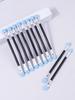 10PCS Multi-Color Double Head Latex Sponge Eyeshadow Stick Multi-Functional Portable Short Stick Makeup Brush Eyeshadow Brush