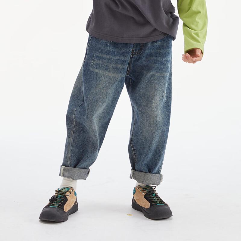 DuoDuoJia Boys Relaxed Fit Casual Denim Jeans 110