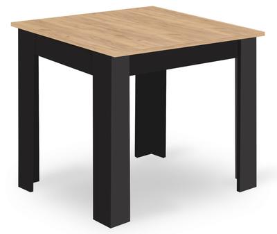 Np 80x80 Artisan Tisch, Schwarze Beine