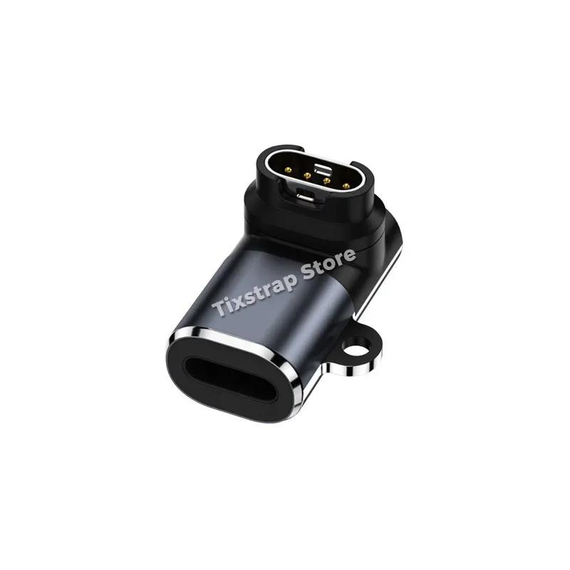 Konektor adaptéru nabíječky USB typu C/Micro/IOS na 4piny pro hodinky Garmin Fenix 7/6/5/7X/6X/5X/ Venu 2 plus Převodník nabíjení