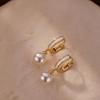 Women's Accessories Sari Modern Drop Pearl Earrings