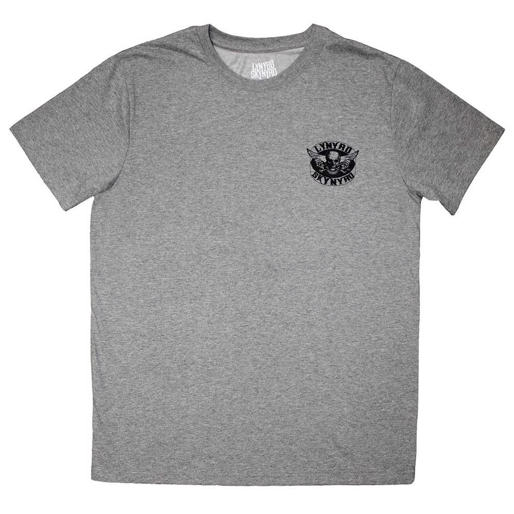 Lynyrd Skynyrd Mini Biker Patch Logo Mono TShirt Unisexs L