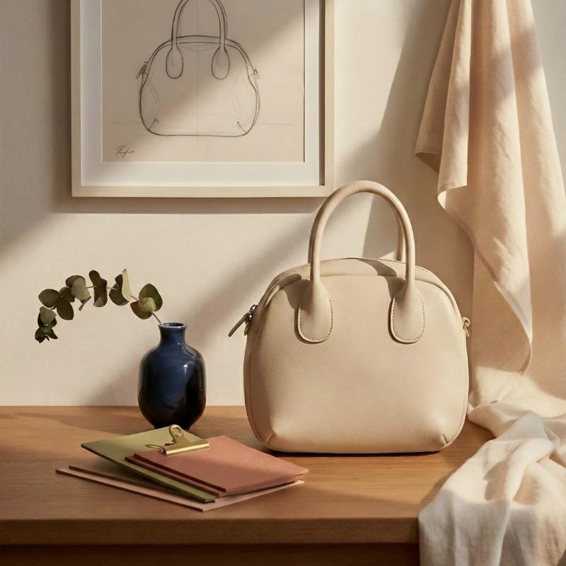 Es ist eine Damen-Handtasche, eine lässige Schalentasche, eine modische vielseitige Umhängetasche und eine einfarbige Damentasche.