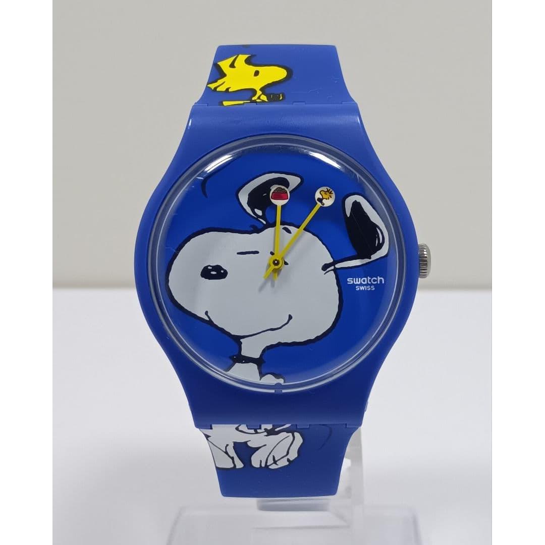 Used Swatch PEANUTS collaboration Snoopy battery new