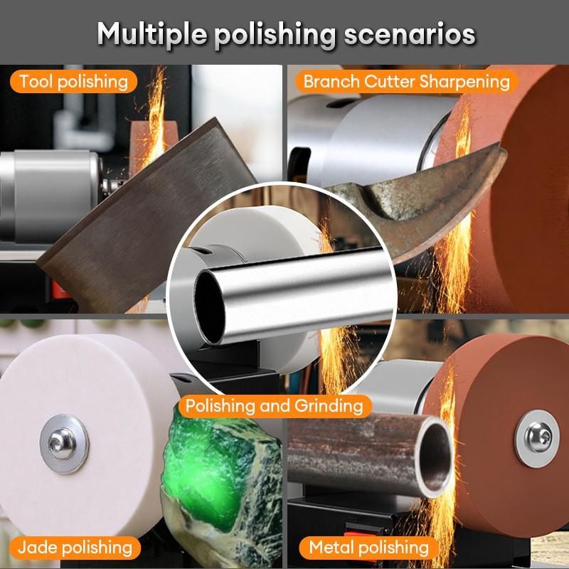 100W Double Grinder Machine Grinder 7 Gears Electric Bench Grinder For Polishing Grinding Sharpening Original Grinding Machine