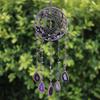 Hand-Woven Wind Chimes Life Tree Dream Crystal Wind Chime Crystal Stone Room Decoration Engraving Christmas