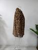 2024 Fall/Winter Leopard Print Women's Faux Fur Coat with Pockets - Plush, Loose Fit, Fashionable and Cozy