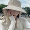 Sombrero Protector Solar Anti-Insectos Transpirable Protección de Cuello Sombrero de Sol Integrado para Mujeres Primavera Verano Exterior Protección UV Sombrero de Sol