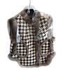 Qiandongge Vest Women's Autumn and Winter New Velvet Warm Loose Imitation Mink Fur Coat