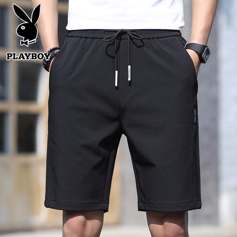 PLAYBOY Men s Summer Casual Beach Shorts 32