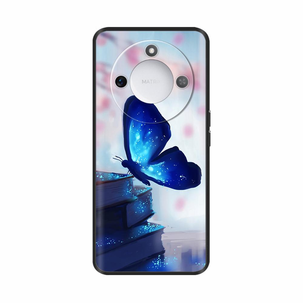 For Honor X9c Smart Case On HonorX9c X 9c Cases Cute Cartoon Astronaut Pattern Painted Silicone Shockprood Back Cover Funda Capa