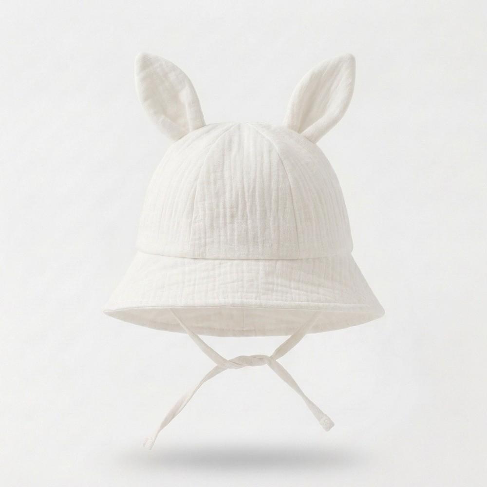 

Adjustable Princess Hat Thin Baby Sunhat New Baby Fisherman Hat Spring Summer белый