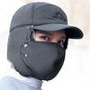 Men's Winter Lei Feng Hat: Warm Velvet, Windproof Ear Protection for Middle-aged and Elderly