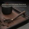 Vintage Ebony Tea Spoon Solid Wood Handle Teaspoon Retro Tea Shovel KongFu Tea Ceremony Accessories Teaspoon Gift