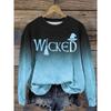 Womens Casual Hoodie With 3D Halloween Print Round Neck Lightweight Breathable Fabric