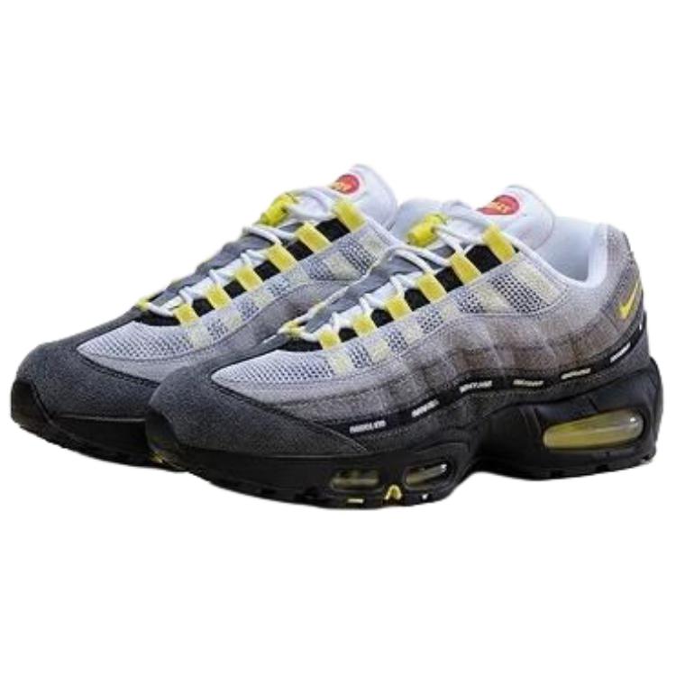Undefeated x Nike Air Max 95 Κίτρινα Unisex Αθλητικά Παπούτσια Μαύρο Opti-Yellow Pearl-Grey IB4523-002
