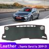 Kožený Protišmykový Prešívaný Kryt Palubnej Dosky Podložka Proti Slnku pre Toyota Corolla E210 210