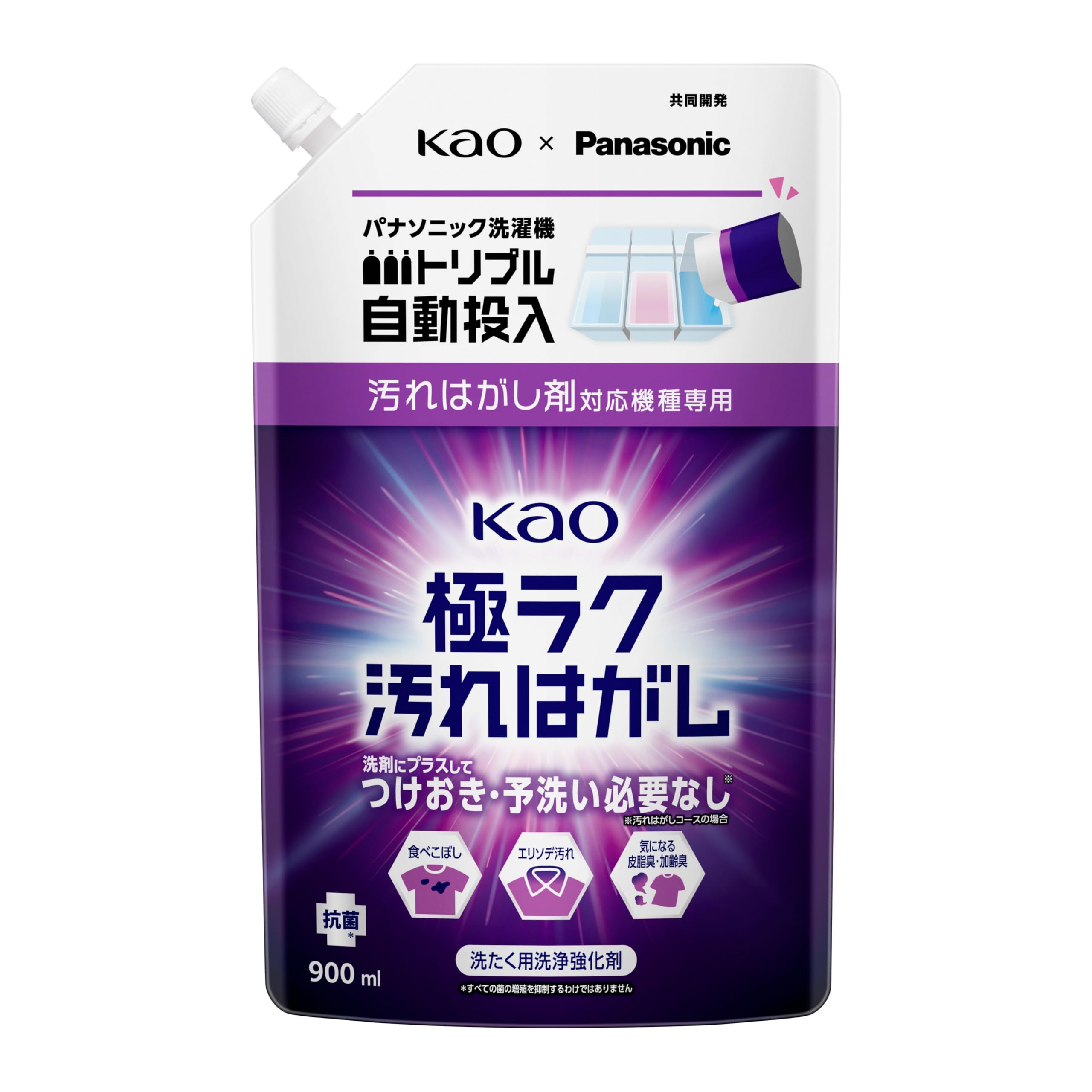 

Kao Super Easy Stain Remover Refill 900ml фиолетовый