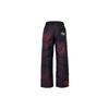FILA Fusion Logo Patch Fashion Loose Goose Down Warm Pants Unisex bottoms Clown-Red T11U248805F-WI