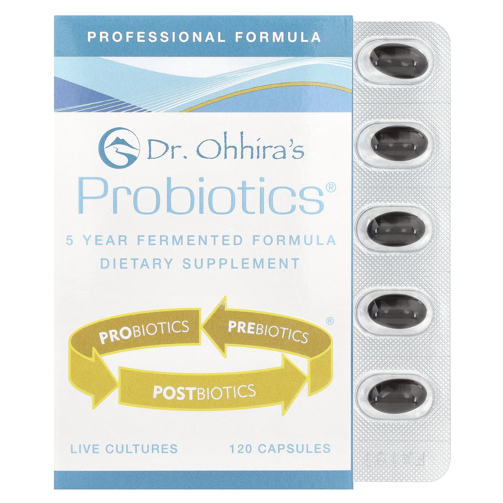 

Dr. Ohhira S, Professional Formula Probiotics, 120 Capsules