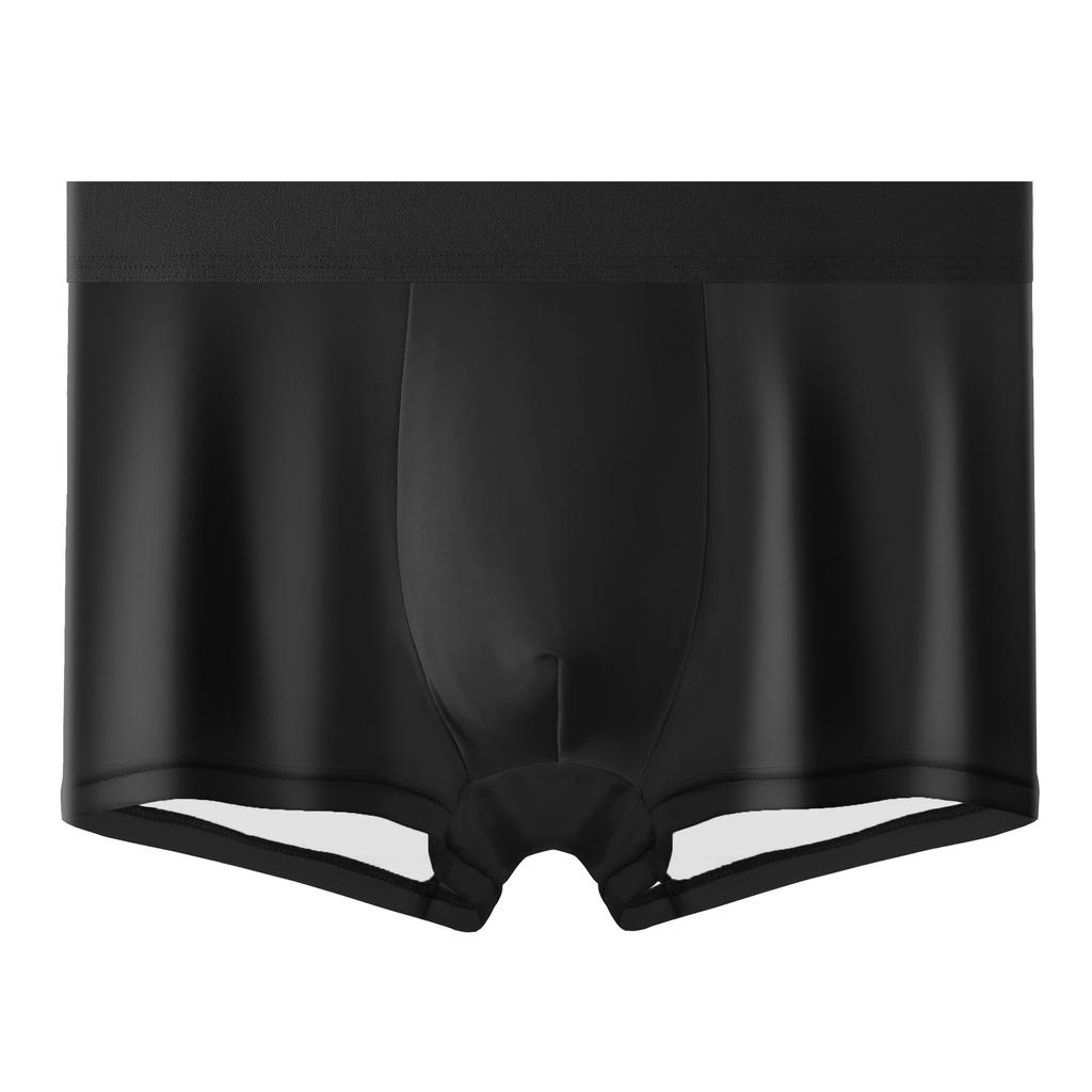 Men's Flat Corner Underwear No Trace Ice Silk Cool Breathable Summer Ultra Thin Quick Drying Shorts