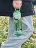 550ml Plastic Water Bottle Sports Water Cup with Straw Portable Drop Resistant Drinkware BAP Free Transparent Water Kettle