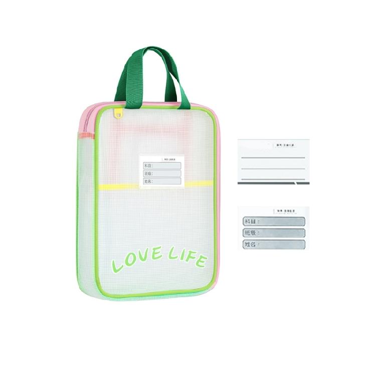 

Waterproof Zipper Lock Storage Document Bag for Home or Offices Documents Carriers Wallets Zipped Wallet for Paperwork зелений