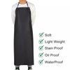 Waterproof PVC Apron Thickened Catering Work Clothes Reusable Kitchen Cooking Apron  Men Women