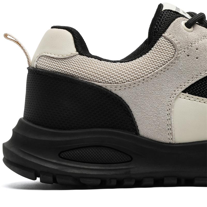 Fashion High Quality Leather Hiking Shoes Durable Outdoor Sport Men Trekking Leather Shoes Lace-Up Climbing Hunting Sneakers