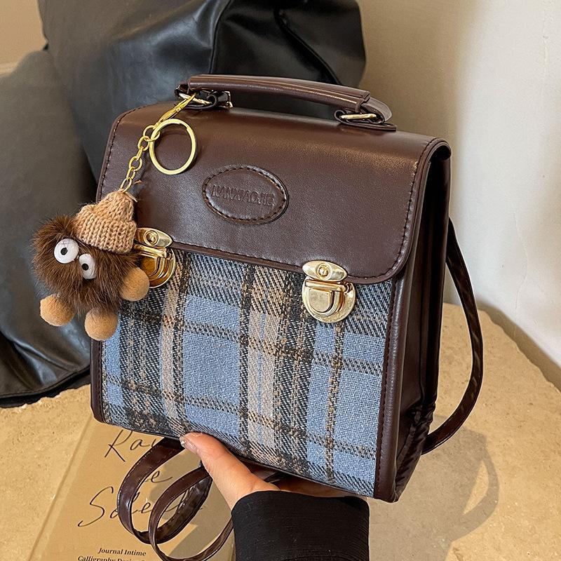 High End Niche Backpack for Women New Trendy Fashion Crossbody Bag Retro Versatile One Shoulder Handbag Women