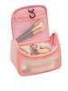 Large Capacity Frosted PVC Cosmetic Bag with Flip Cover