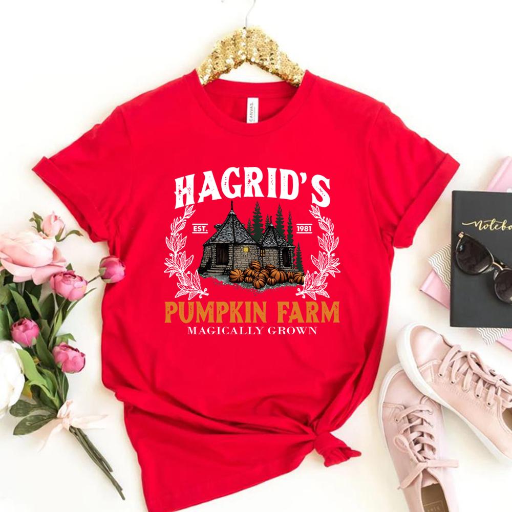 Hagrids Pumpkin Patch T Shirt Fall Tshirt Pumpkin Farm Tshirt Halloween Shirts Spooky Season Tees Tops Unisex Thanksgiving Top S