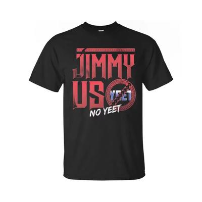 2024 Summer Men Wrestler Jey Uso Yeet Printed T-shirt Casual Street Sports Top Oversized Edition Aesthetic Unisex Tee Clothing