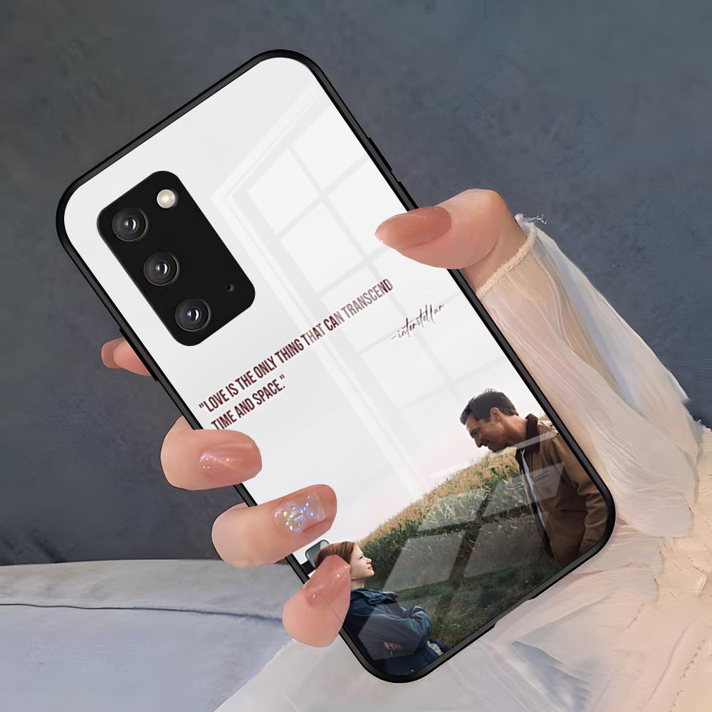 Interstellar Movie Phone Case For Samsung S26 S25 Plus S20 S20 Plus S22 Ultra S23 FE S21 Plus S21 Ultra Glass Cover
