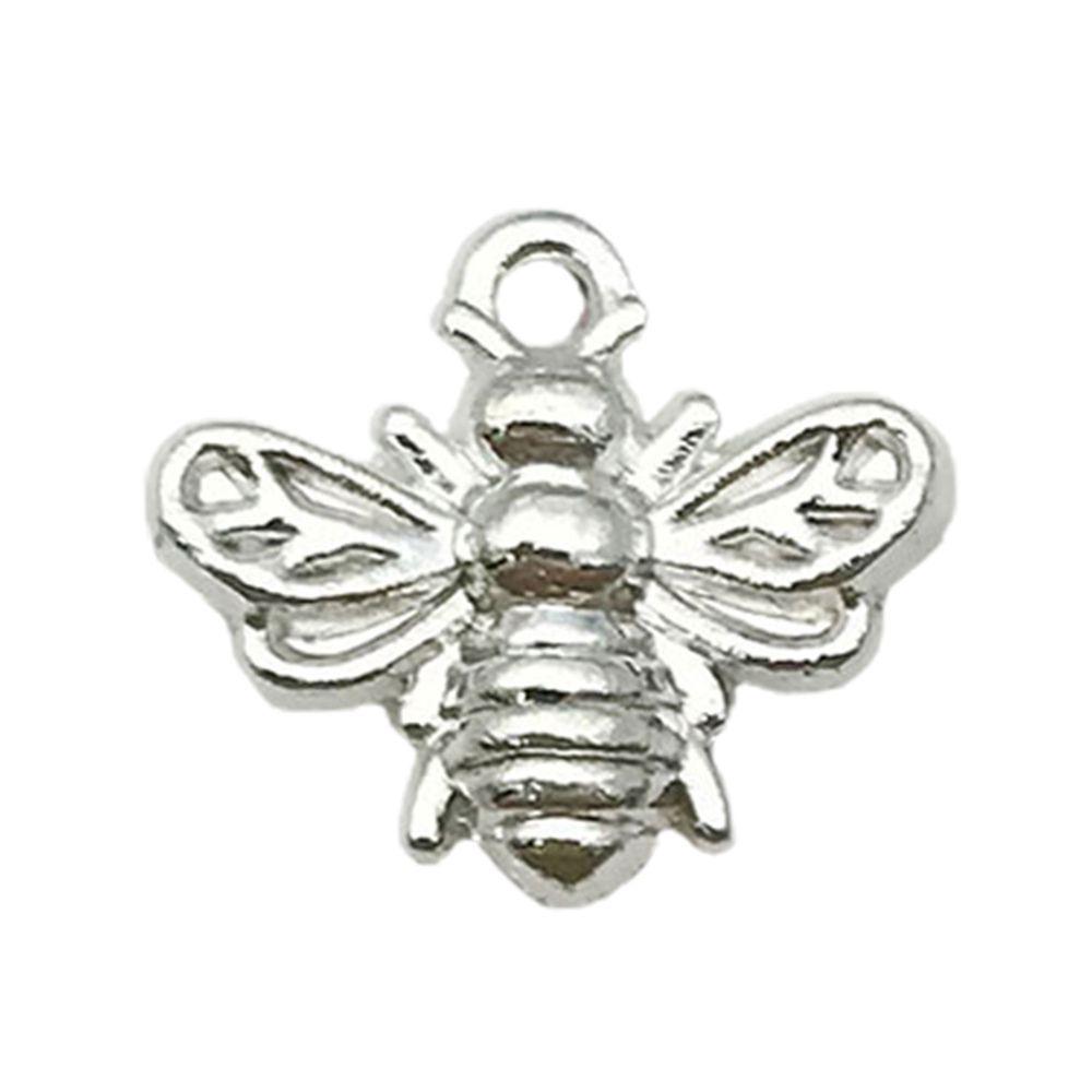 Multi-color Alloy Bee Pendant Charm for DIY Bracelets and Necklaces