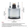 Car Mechanical Temp Gauge Engine Vehicle Instrument Water Temperature Meter 12V 56 Mm for