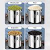 6/12/21/33L 304 Stainless Steel Food Storage Container Food Oil Sugar Milk Storage Bucket for Household Kitchen Bar Restaurants