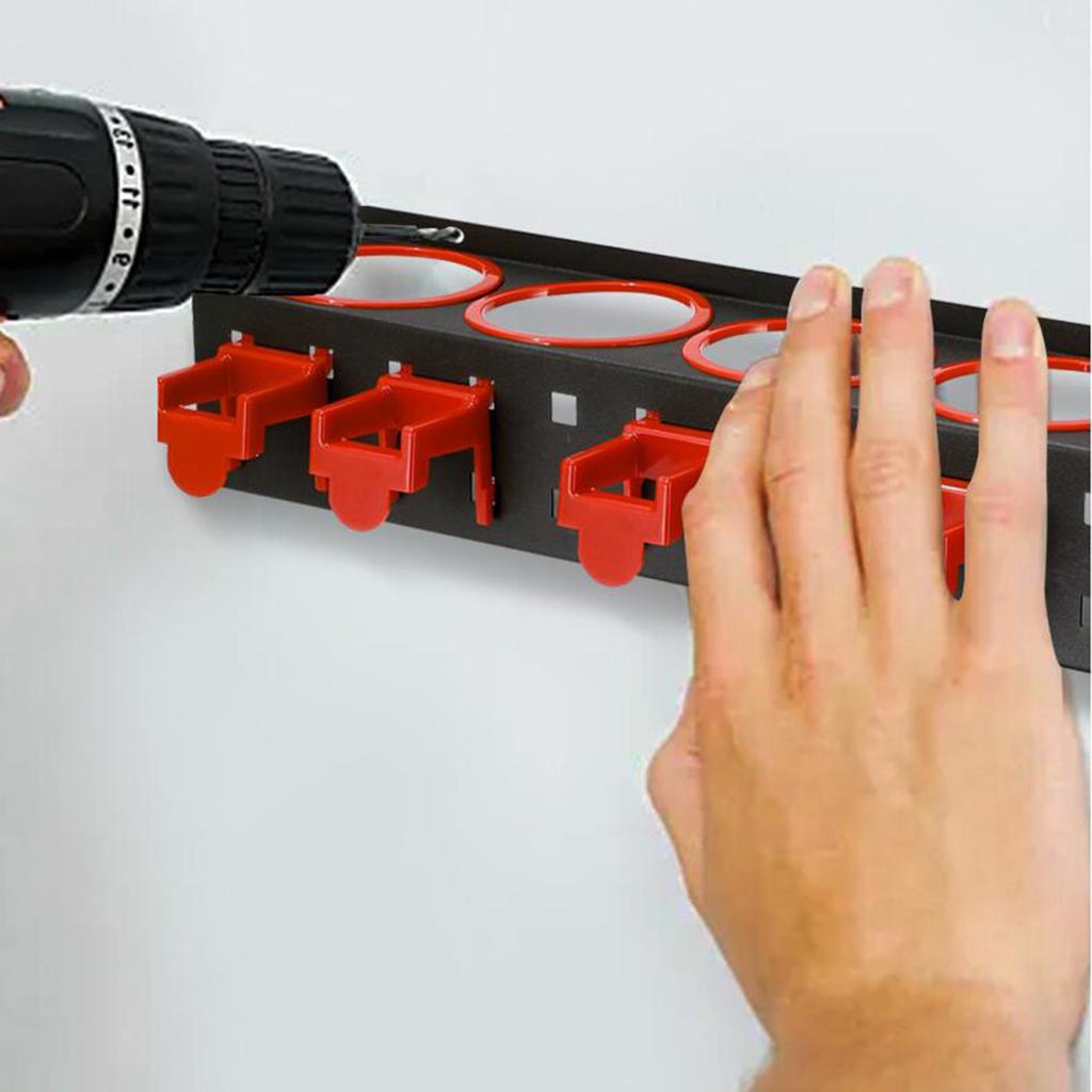 Spray Bottle Storage Rack Holder Bracket Wall Mounted Bottle Holder Display for Workplace Garage Organizer Car Wash Tool Rack