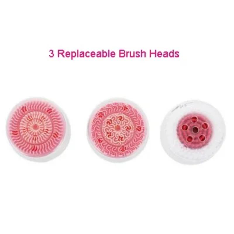 Silicone Face Brush Waterproof Electric Facial Cleansing Brush Skin Cleaner Spin Wash Pores Deep Cleaning Tool Remove Acne