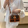2024 New Vintage Style High-quality Single Shoulder Bag With Unique Print Design