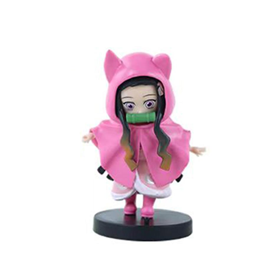 Anime Genuine Demon Slayer Action Figure Plum Rain Series Kochou Shinobu Tomioka Giyuu Kanroji Mitsuri Mystery Box Toy Gift