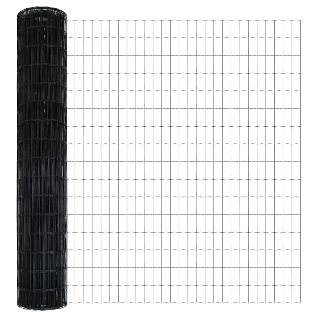 Euro Fence Gray 1.5 X 10 M PVC Coated Iron