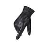 Warm Leather Gloves Men Women Winter Outdoor Riding Driving Touchscreen Compatible Full Finger