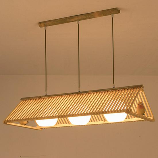 Retro Asian Tatami Pendant Light for Restaurants and Bars