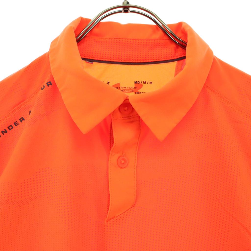 Beauty Products UNDER ARMOUR Training Short Sleeve Polo Shirt M Orange Men's Used