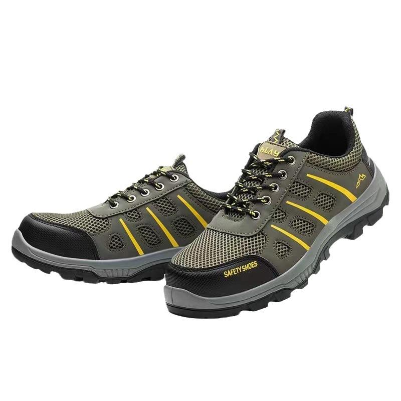 

Обувь для защиты от проколов и ударов Steel Baotou, рабочая страховая обувь с низким верхом и стальной подошвой, строительная обувь 47