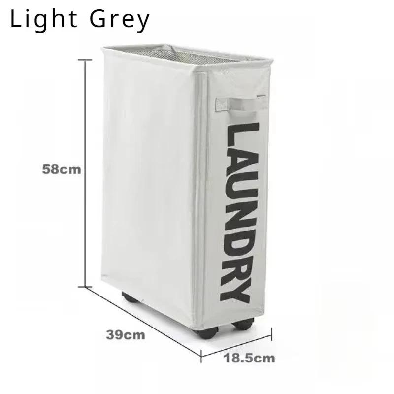 Foldable Dirty Clothes Basket Bathroom Waterproof Storage Boxes Handheld Classification Baskets Durable Clothing Organizer Bin