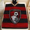 AFC Bournemouth  Print Flannel Blanket, High Quality Comfortable for All Seasons, Home Decor, Warmth and Comfort
