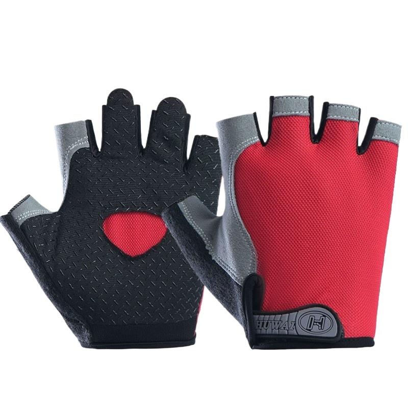 Cycling Motorcycle Gloves for Men Women Breathable Anti-slip Fitness Gym Gloves MTB Bicycle Gloves Summer Sport Fingerless Glove