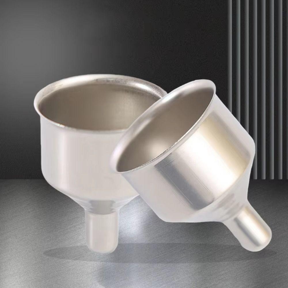 Small Mouth Stainless Steel Funnel S/M/L Mini Kitchen Liquid Dump Tool Bar Wine Funnel  Canning